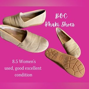 BOC Khaki Shoes Size 8 1/2